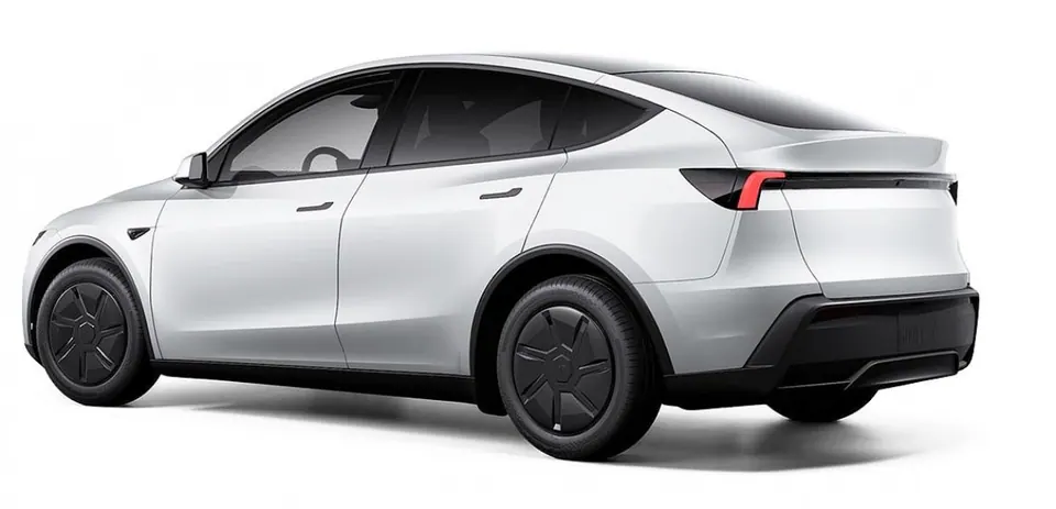 Tesla Model Y Standard RWD — atualizado — Traseira · tratamento luminoso simplificado