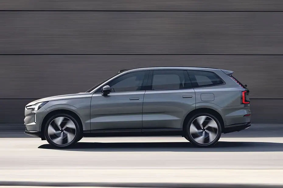 Volvo EX90 Twin Motor · 7 lugares — Perfil lateral · topo de gama de 5,04 m