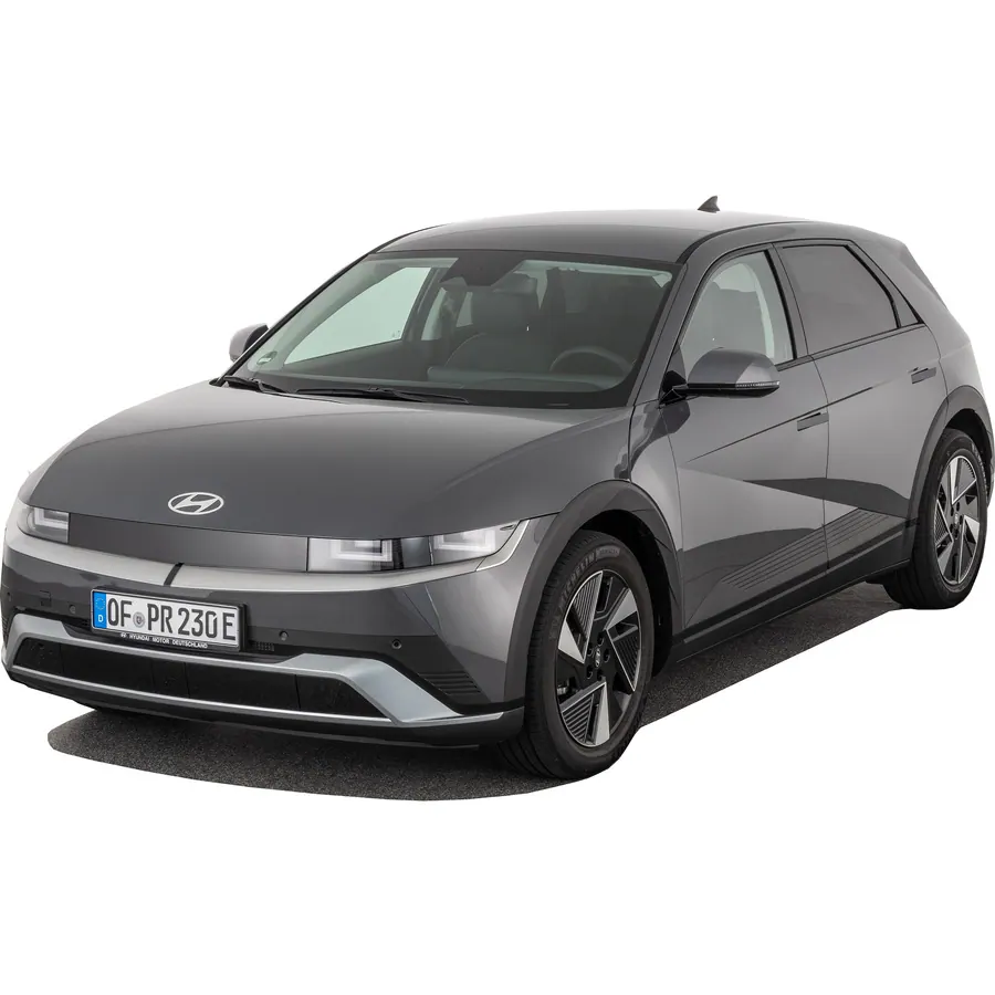 Hyundai IONIQ 5 Premium Plus 84 kWh — Três quartos dianteiro · facelift de 84 kWh